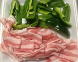 豚肉とピーマンの☆あっさり炒め【塩味】作り方1写真