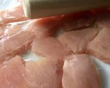 テリ旨♡鶏胸肉&サツマイモのスタミナ炒め作り方4写真