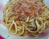 オイスターソースと醤油の簡単焼きうどん作り方4写真