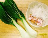 ピザ用余具材とチンゲン菜の簡単パスタ＾＾作り方1写真