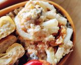 簡単レンジ☆鮭缶うどん☆缶詰め☆昼食弁当作り方2写真