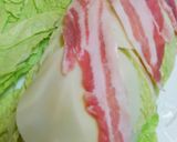 白菜ミルフィーユ（クリームシチュー）作り方1写真