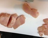 牛乳入り鳥胸肉カレー作り方1写真
