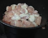牛乳入り鳥胸肉カレー作り方3写真