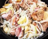 鶏もも肉とじゃがいものトマト煮作り方2写真