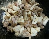 鶏肉と長芋のマヨポンマスタード炒め作り方5写真