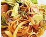 簡単❀カレー入りナポリタン風焼きそば❀作り方9写真