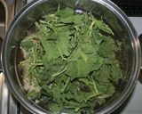 野菜高騰☆乾燥ほうれん草とレバーのスープ作り方11写真