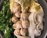 我が家のもりもり鶏団子鍋作り方5写真
