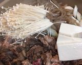 簡単☆フライパン１つですき焼き風煮作り方4写真