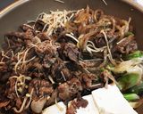 簡単☆フライパン１つですき焼き風煮作り方5写真