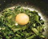 高菜とニラの卵とじ作り方5写真