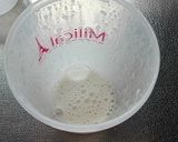 簡単カフェオレアート作り方2写真