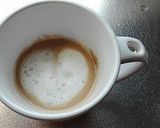 簡単カフェオレアート作り方3写真