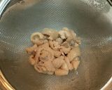 残った鶏皮で!鶏皮の湯引き・ポン酢かけ♪作り方5写真
