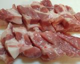 さつま芋と豚肉、胡桃の甘酢♪家族に好評♡作り方4写真