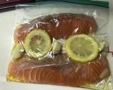 サーモン✿オイルレモン漬　保存方法作り方8写真