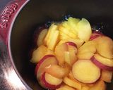 りんごとさつまいもの柑橘煮作り方6写真