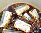 白米消滅しるびー食堂！さんまの煮付け！作り方8写真