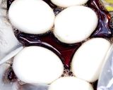 カレー研究会の赤ワイン半熟煮卵味玉だよ！作り方14写真