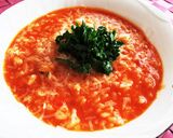 ケールとチキンときのこたっぷりのトマト鍋作り方15写真