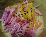 カラフル二十日大根の‥‥即席酢漬け作り方6写真