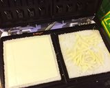 ワッフルメーカーでハンバーグホットサンド作り方1写真