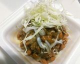 納豆しらすキャベツ和え⭐つまみおかずご飯作り方4写真