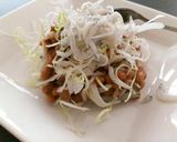 納豆しらすキャベツ和え⭐つまみおかずご飯作り方6写真