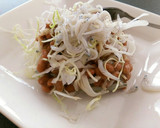 納豆しらすキャベツ和え⭐つまみおかずご飯作り方6写真