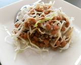 納豆しらすキャベツ和え⭐つまみおかずご飯作り方7写真