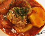 鶏もも肉とじゃがいものトマト煮作り方5写真