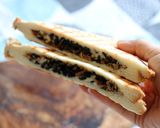 鶏そぼろひじきとチーズのホットサンド作り方4写真