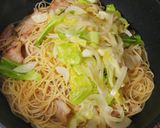 ☆豚カルビと玉ねぎきゃべつのパスタ☆作り方14写真