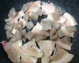 豚バラ＆こんにゃく入りねぎ焼風ピザ作り方2写真