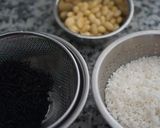 ひじきとお豆の黒ごはん作り方1写真