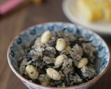 ひじきとお豆の黒ごはん作り方4写真
