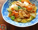 ニラ玉のあんかけ焼そば作り方4写真