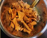 モツとコンニャクのコク旨☆辛味噌炒め作り方2写真