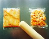 揚げ煎餅で!青のり風味チキンスティック☺作り方1写真