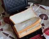 2つ折りで作るホットサンド（縦折り）作り方3写真