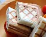 2つ折りで作るホットサンド（縦折り）作り方5写真