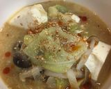 野菜ときのことと豆腐の胡麻味噌スープ作り方6写真