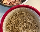 おつまみにもご飯にも♪鶏と牛蒡の甘辛炒め作り方2写真