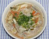野菜高騰☆乾燥野菜のえびワンタンスープ作り方33写真