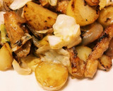 あげと野菜のマヨぽん炒め作り方5写真