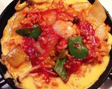 スキレットオムドリア！ふわ卵&とろチーズ作り方8写真