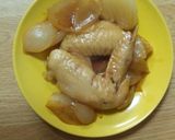 玉ねぎと鶏肉の煮もの作り方3写真