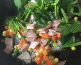 ほうれん草の塩バター炒め☆作り方4写真