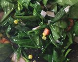 ほうれん草の塩バター炒め☆作り方6写真